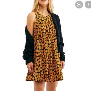 Free People | Electric Daisy Mini Dress | Size 4